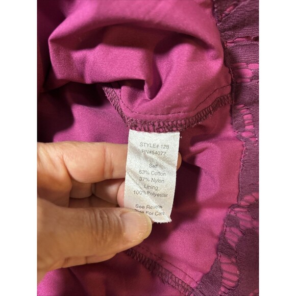 Cabi Womens SZ 6 Pink Overlay Floral Lace Blazer Fairygoth Whimsigoth Career - Picture 7 of 7